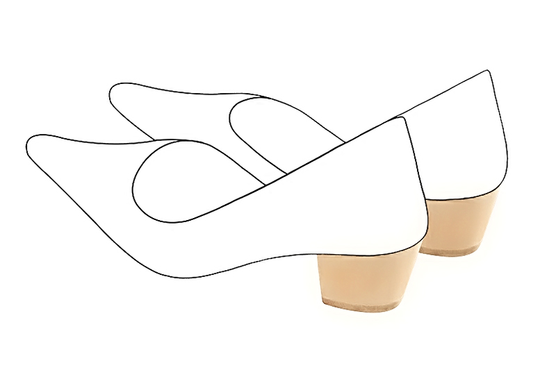 1 3&frasl;8 inch / 3.5 cm high cone heels - Florence Kooijman